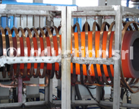 Induction heating plants for elbows production