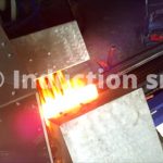 Metals hot forging by inducton heating