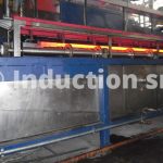 Induction heating plants for metals hot treatments