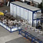 Induction heating plants in controlled atmosphere