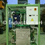 Water cooling units for induction heating plants