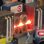 Induction heating line for Hatebur presses
